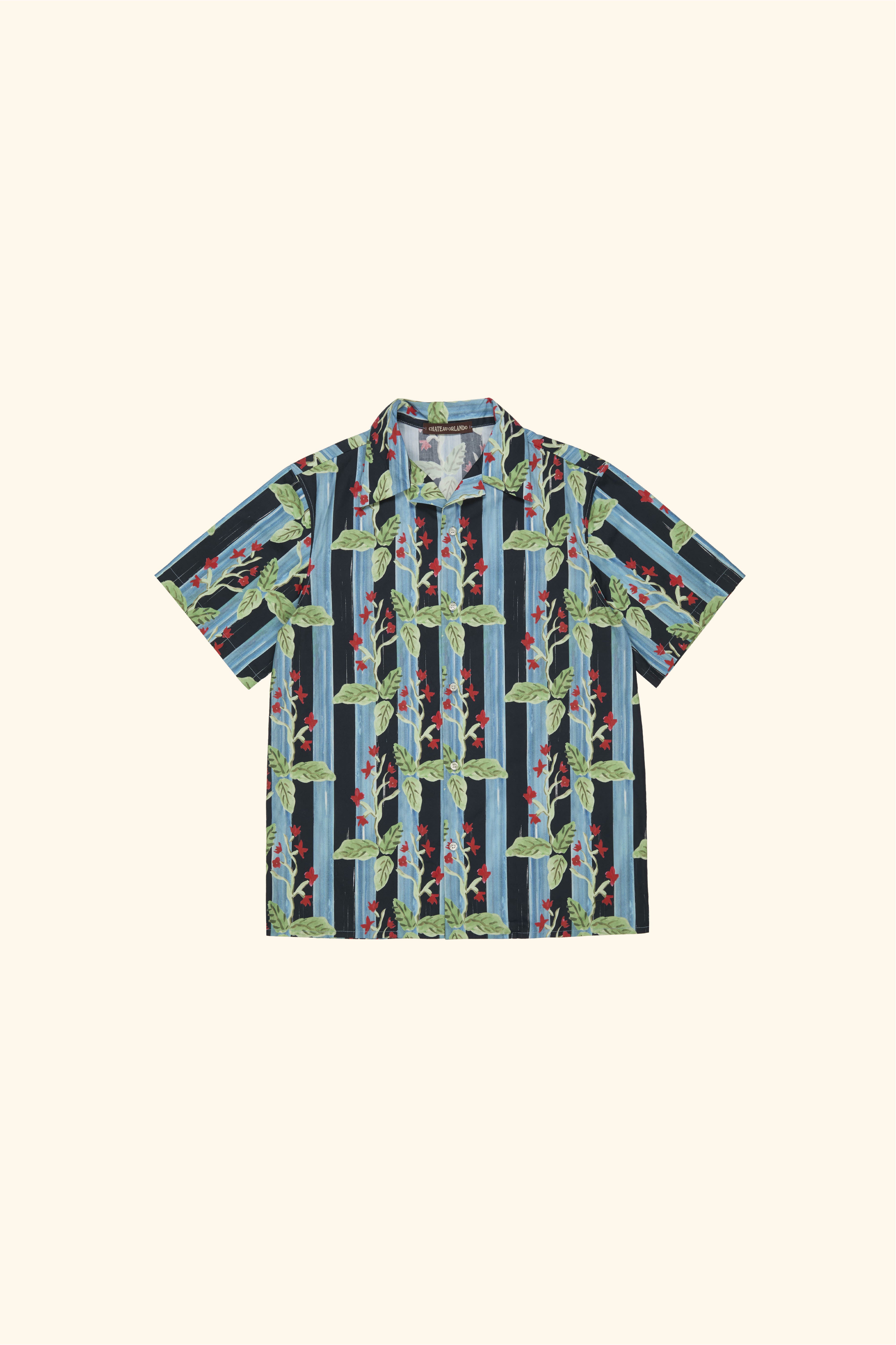 Barrenwort Stripe Camp Collar Shirt