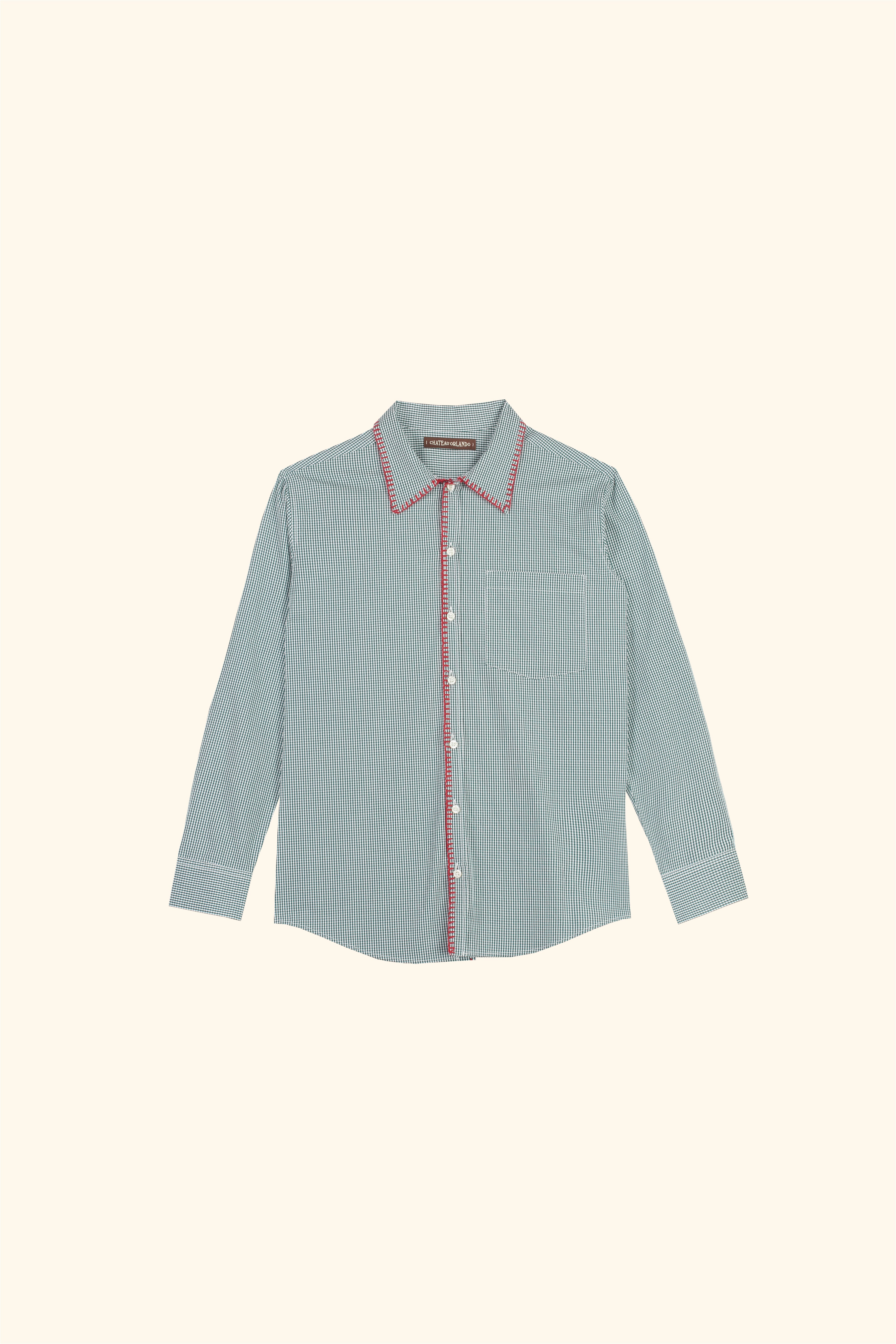 Forest Gingham Blanket Shirt Chateau Orlando Forest Gingham Blanket Shirt Chateau Orlando