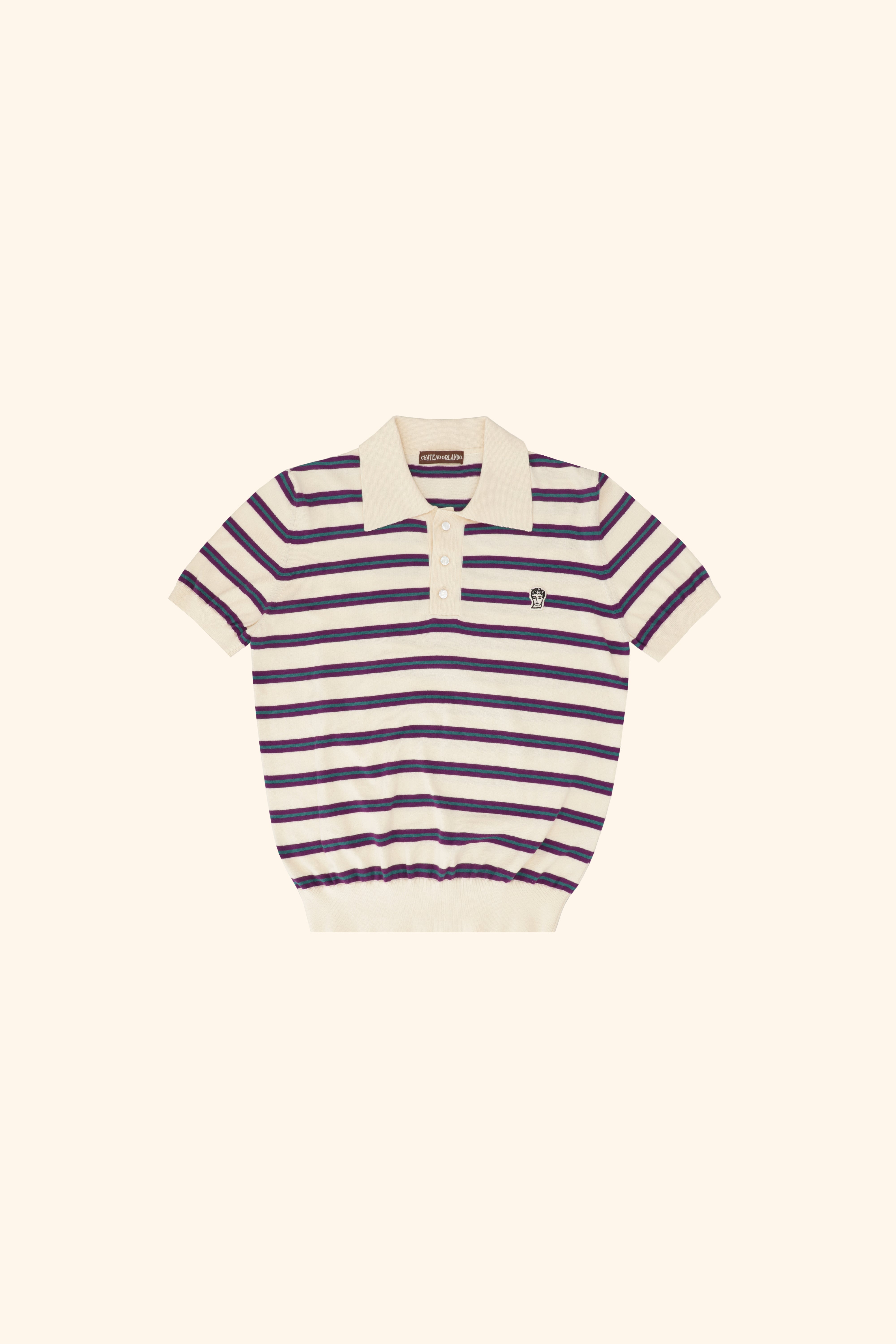 Vincent Stripe Polo Shirt