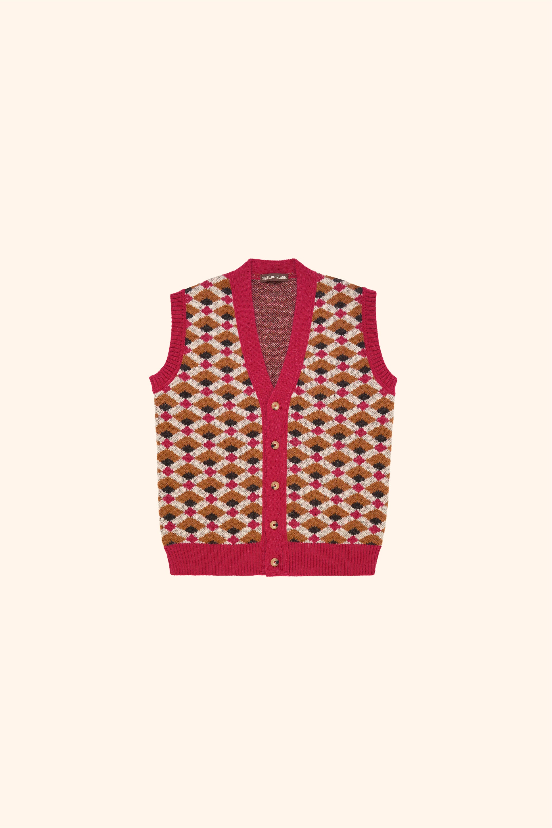 Venetian Floor Cardigan Vest