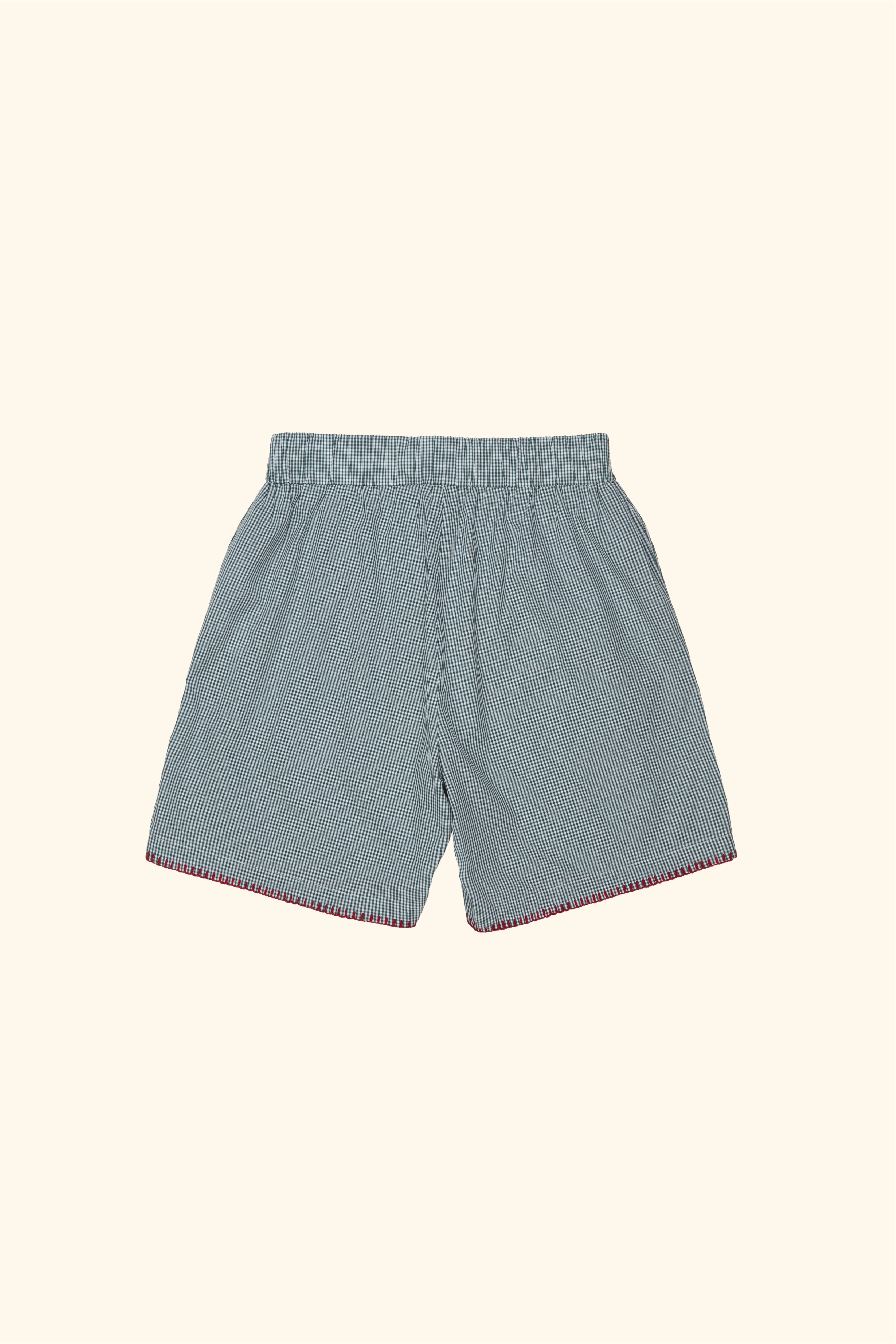 Forest Gingham Shorts