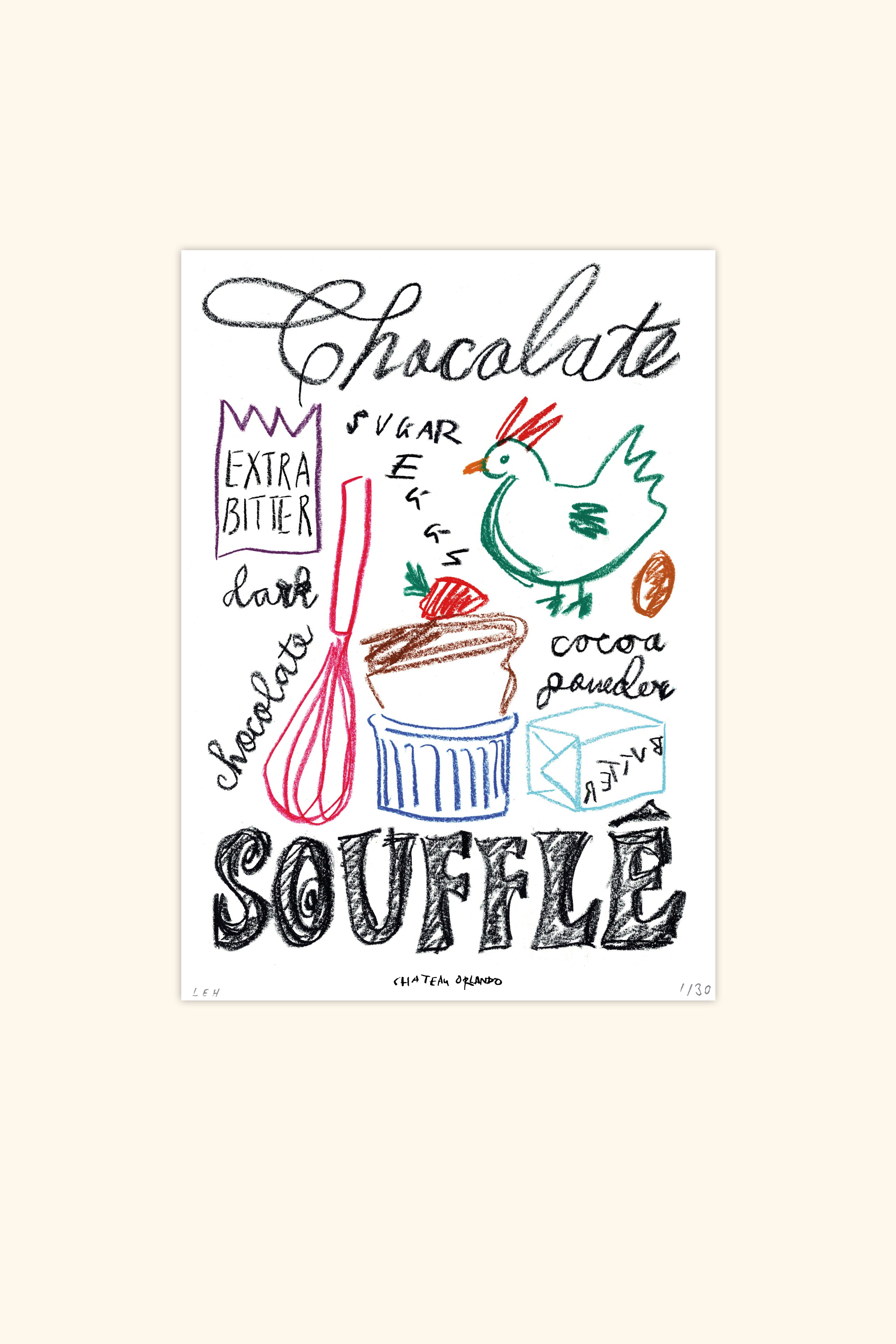 Chocolate Soufflé Poster