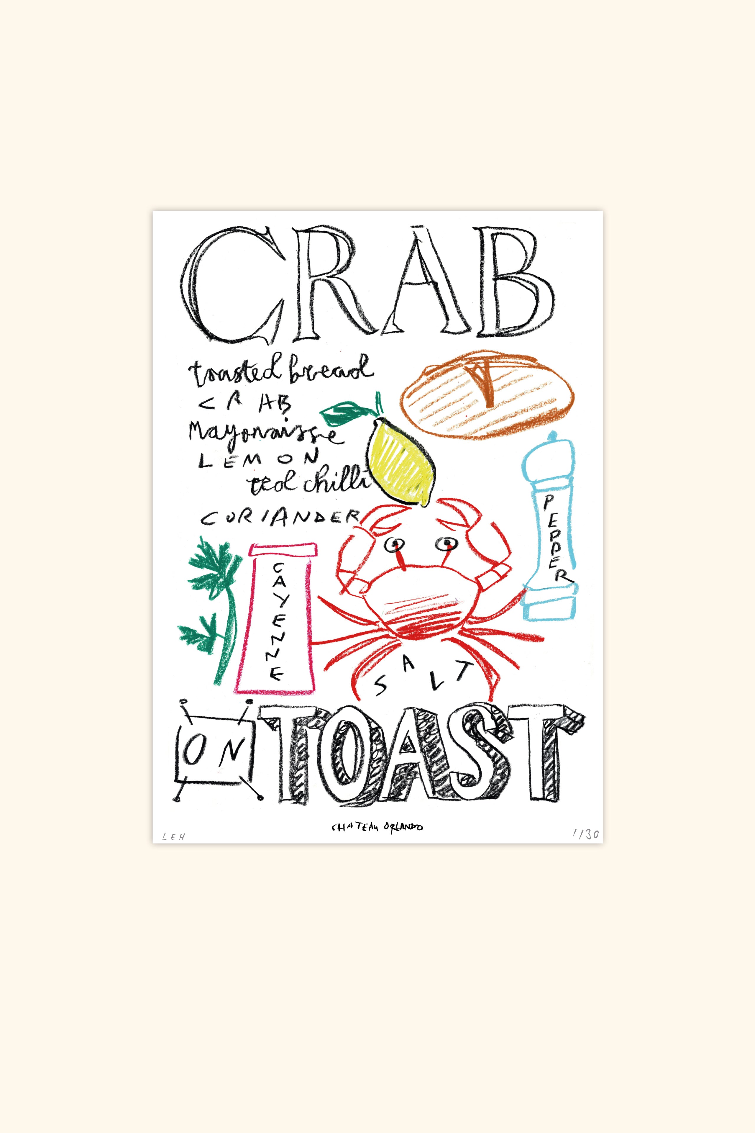 Crab Toast Poster