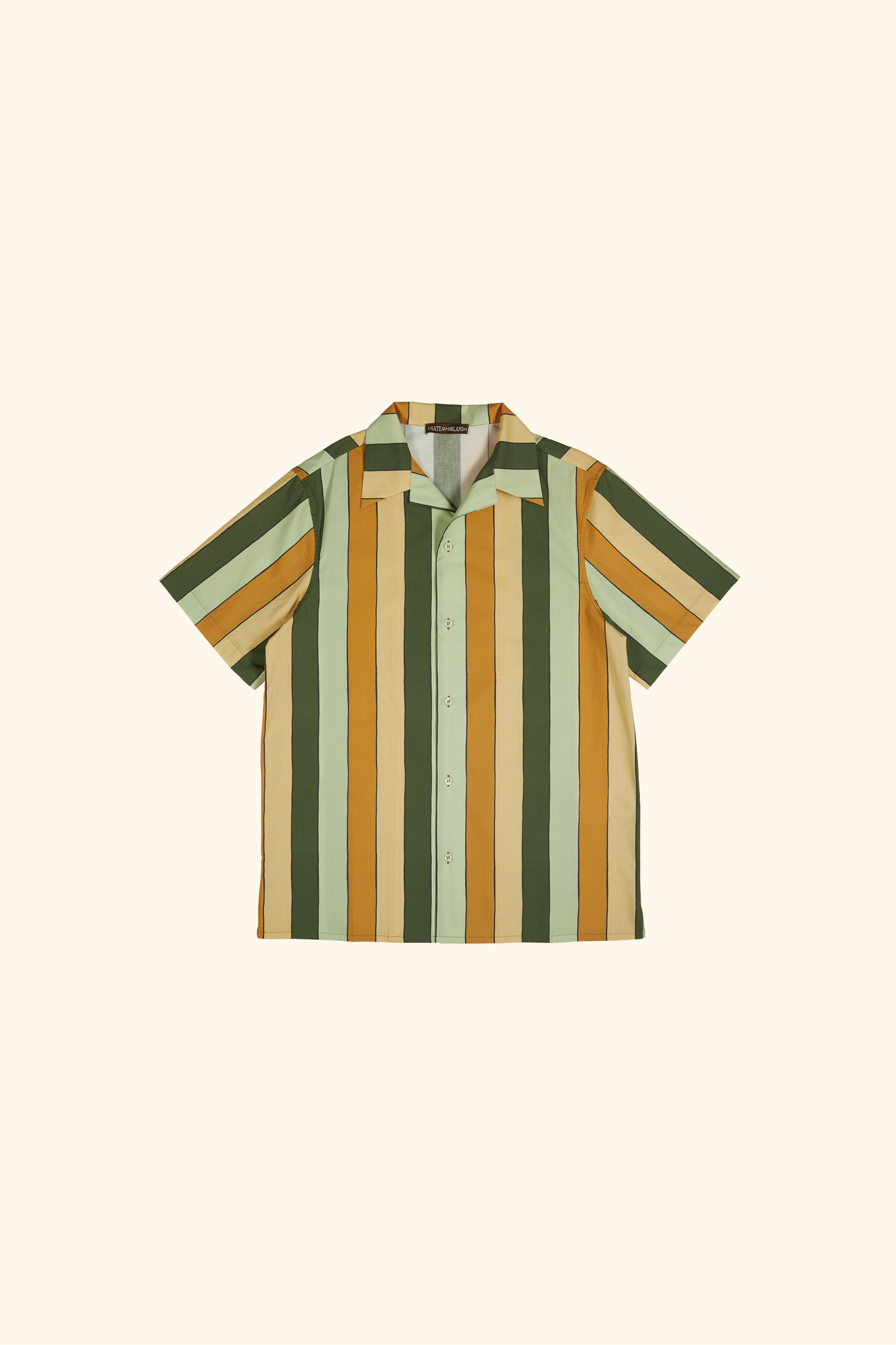 Village Stripe Camp Collar Shirt